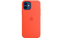 Apple Silicone Case with MagSafe iPhone 12/12 Pro Electric Orange