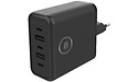 BlueBuilt Power Delivery Quick Charge Oplader 5 Usb Poorten 20W Black