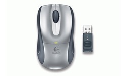 Logitech V320 Cordless Optical Mouse for Notebooks Silver