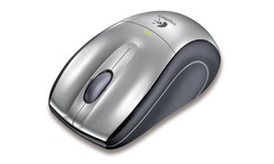 Logitech V320 Cordless Optical Mouse for Notebooks Silver