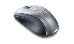 Logitech V320 Cordless Optical Mouse for Notebooks Silver
