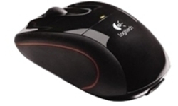 Logitech V320 Cordless Optical Mouse for Notebooks Black
