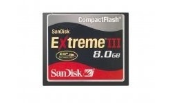 Sandisk Compact Flash Extreme III 8GB