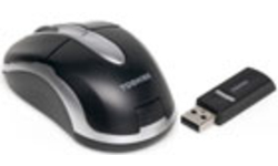 Toshiba Optical wireless RF Mouse 2.4GHz Red