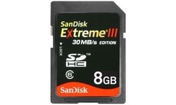 Sandisk SDHC Extreme / Extreme III 8GB
