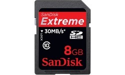 Sandisk SDHC Extreme / Extreme III 8GB