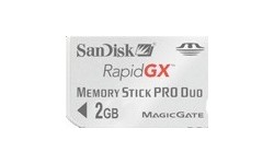 Sandisk Memory Stick Pro Duo RapidGX 2GB