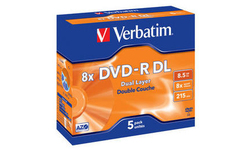 Verbatim DVD-R DL 8x 5pk Jewel case