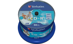 Verbatim CD-R 52x 50pk Printable Spindle