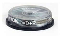 TDK DVD+R 16x 10pk Spindle