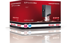 Conceptronic Grab'n'Go Multi Connect 3.5" Harddisk Box USB2