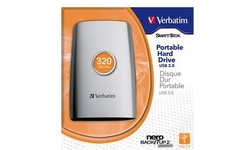Verbatim External 2.5" Hard Drive 320GB USB2 Silver 