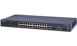 Netgear ProSafe 24-port 10/100 Smart Switch + 2 Gigabit-ports & PoE