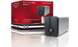 Conceptronic 2 Bay USB2/eSata Harddisk 3.5"