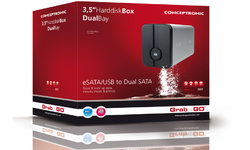 Conceptronic 2 Bay USB2/eSata Harddisk 3.5"