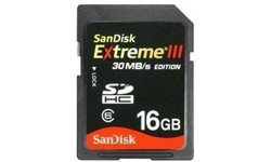 Sandisk SDHC Extreme / Extreme III 16GB