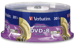 Verbatim DVD+R 16x 30pk Lightscribe Spindle