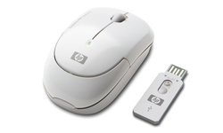 HP Wireless Laser Mini Mouse White