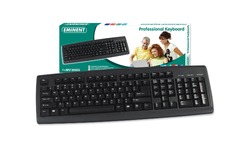 Eminent Keyboard Black USB PS/2