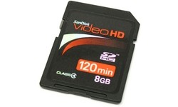 Sandisk SDHC Ultra II Video HD 8GB
