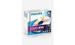 Philips DVD-RW 4x 5pk Jewel case