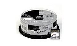 Intenso CD-R 52x 25pk Printable