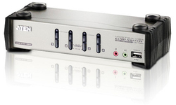 Aten 4-Port PS/2-USB VGA/Audio KVMP Switch with OSD