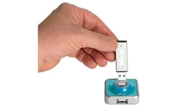Trust 4-port USB 2.0 Micro Hub Blue