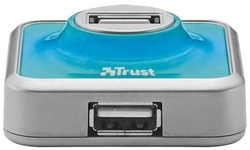 Trust 4-port USB 2.0 Micro Hub Blue