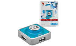Trust 4-port USB 2.0 Micro Hub Blue