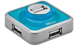 Trust 4-port USB 2.0 Micro Hub Blue