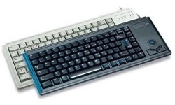 Cherry Ultraflat Compact Keyboard With Trackball