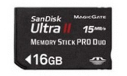 Sandisk Memory Stick Pro Duo Ultra 16GB