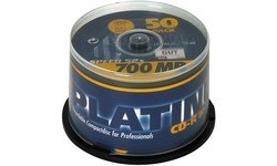 Platinum CD-R 52x 50pk Spindle