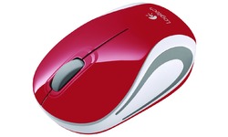 Logitech M187 Wireless Mini Mouse Red