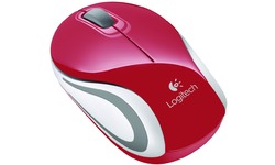 Logitech M187 Wireless Mini Mouse Red
