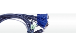 Aten 2-Port USB VGA/Audio Cable KVM Switch (1.8m)