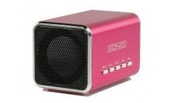 König Portable USB speaker 2x 3W Pink