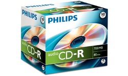 Philips CD-R 52x 10pk Jewel Case