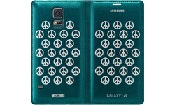 Samsung Flip Cover Moschino Green/Silver (Galaxy S5)