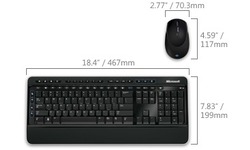 Microsoft Wireless Desktop 3000 Black (BE)