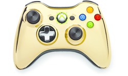 Microsoft Xbox 360 Wireless Controller Chrome Gold
