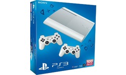 Sony PlayStation 3 500GB White + 2 DualShock Controller