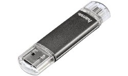 Hama FlashPen Laeta Twin 64GB Grey