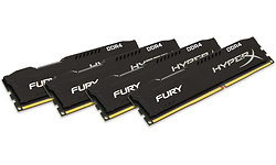 Kingston HyperX Fury Black 32GB DDR4-2400 CL15 quad kit