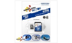 MaxFlash Action Cam MicroSDXC Class 10 64GB + Adapter