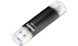 Hama FlashPen Laeta Twin 128GB Black