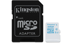 Kingston MicroSDHC Action Camera UHS-I U3 32GB + Adapter