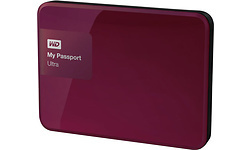 Western Digital My Passport Ultra 2TB Berry + Pouch