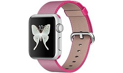 Apple Watch Sport 38mm Aluminium Case Silver Nylon Pink